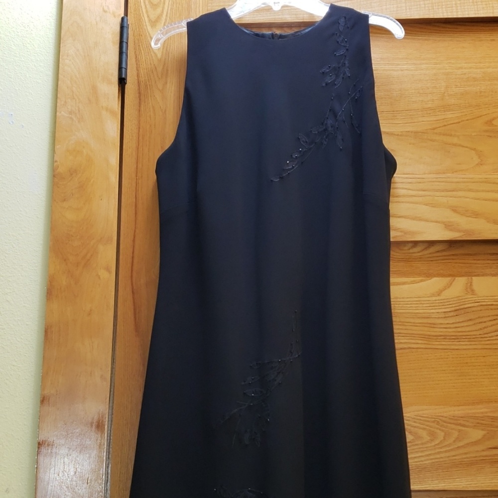 Evan-Picone black cocktail dress